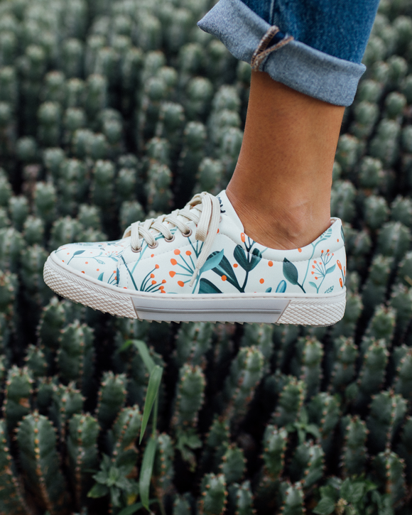 Basket fleurie femme on sale