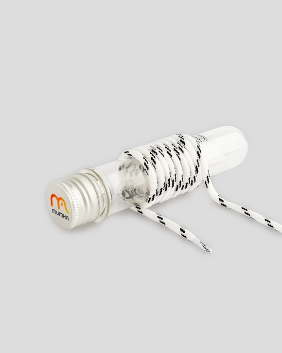 mumka-Cordones-mujer-Cordones Blanco 3N Negro