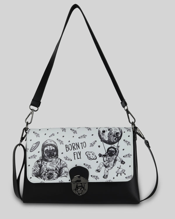 mumka-Bolso-mujer-Bolso Bandolera Cachorro Astronauta